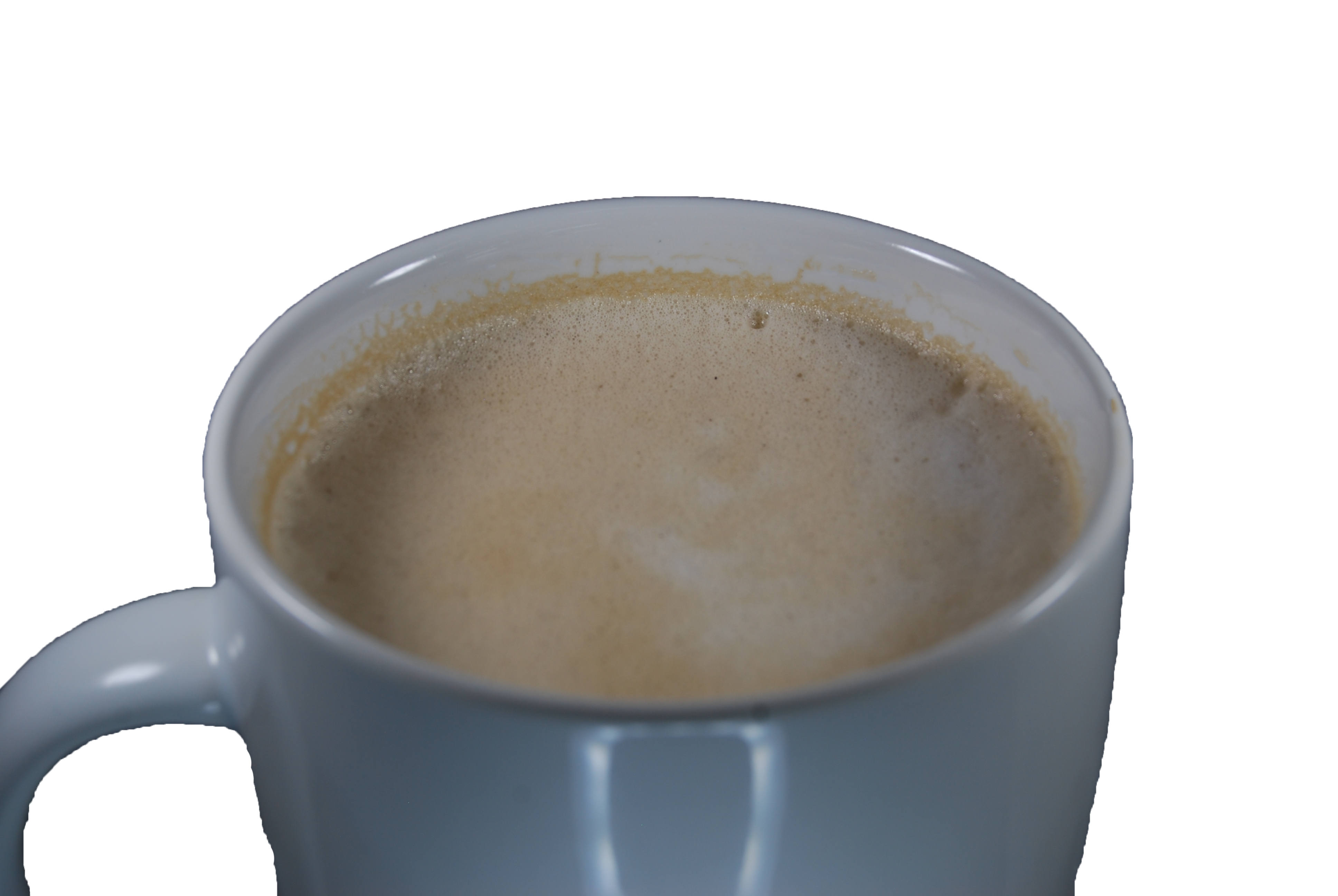 Latte in mug